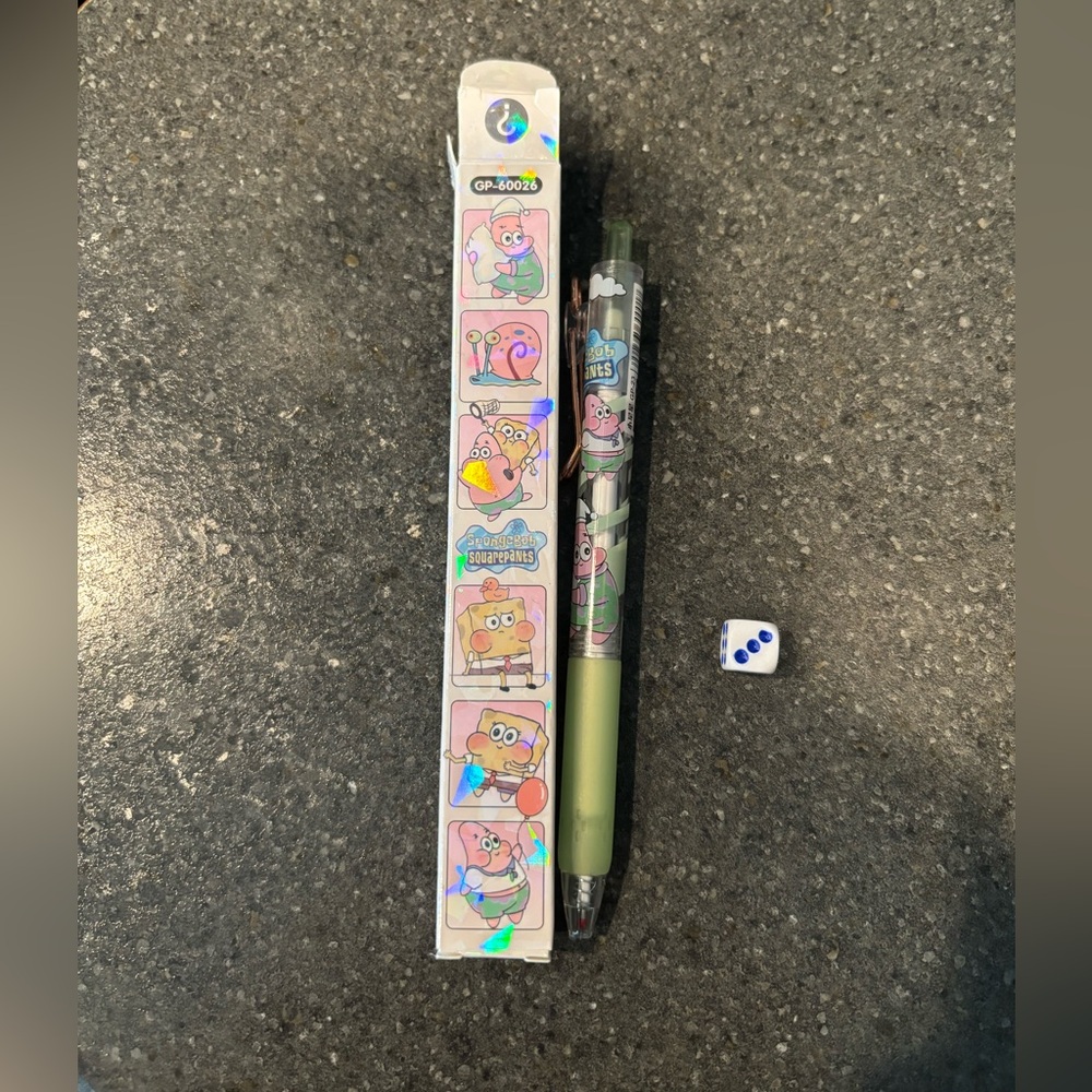 🌻FREE w/ Purchase - SpongeBob Gel Pen